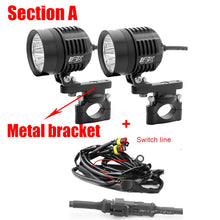 Load image into Gallery viewer, FADUIES Motorcycle LED Auxiliary Fog Light Safety Driving Spot Lamp For BMW R1200GS ADV